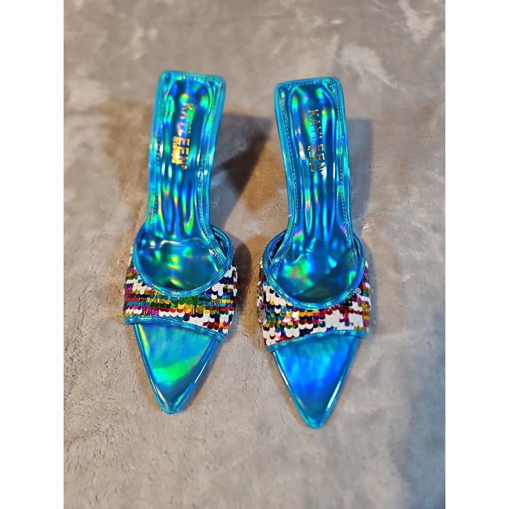 kayleen by los angeles heels Size 7.5 Blue